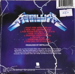 Metallica - Ride The Lightning - CD