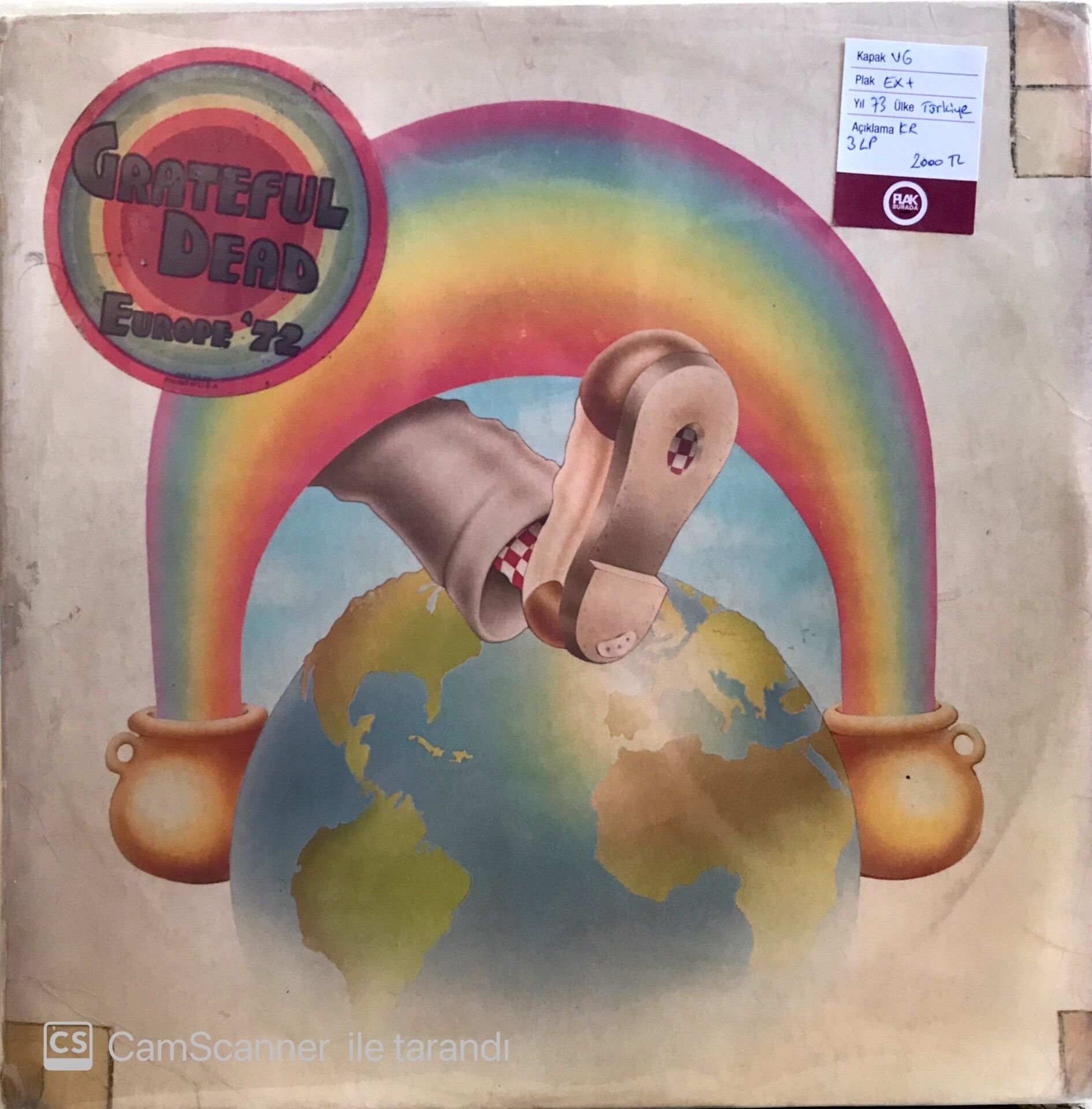 Grateful Dead Europe '72 (3'lü LP) LP