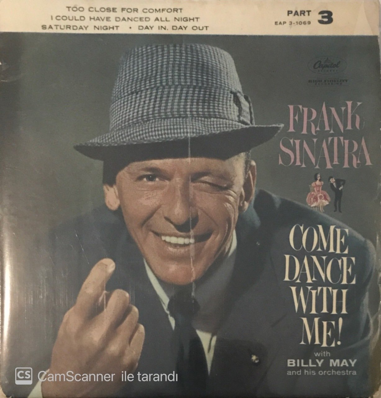 Frank Sinatra Too Close For Comfort 45lik