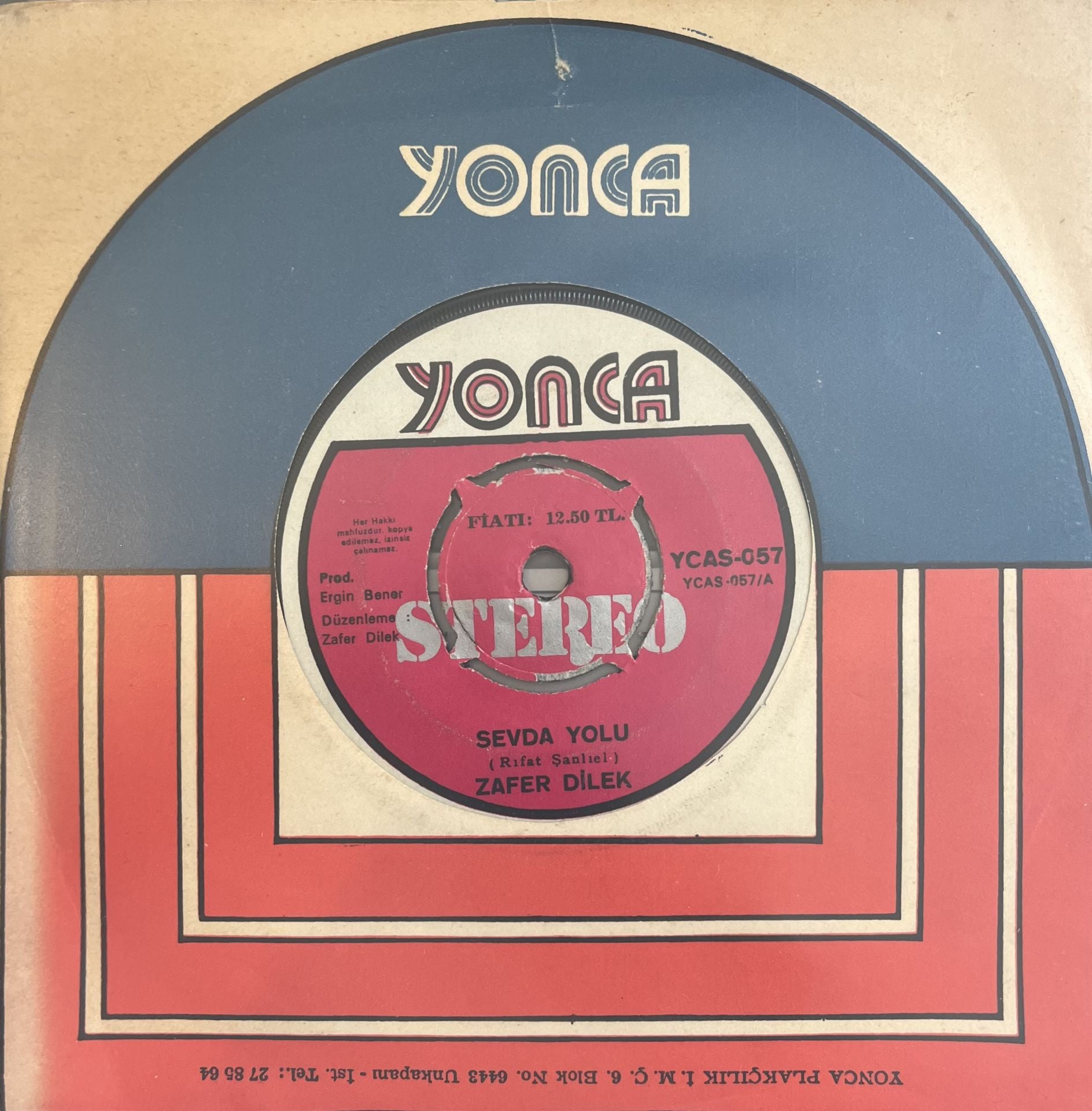 Zafer Dilek - Sevda Yolu 45lik