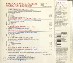 Wynton Marsalis Baroque Music CD