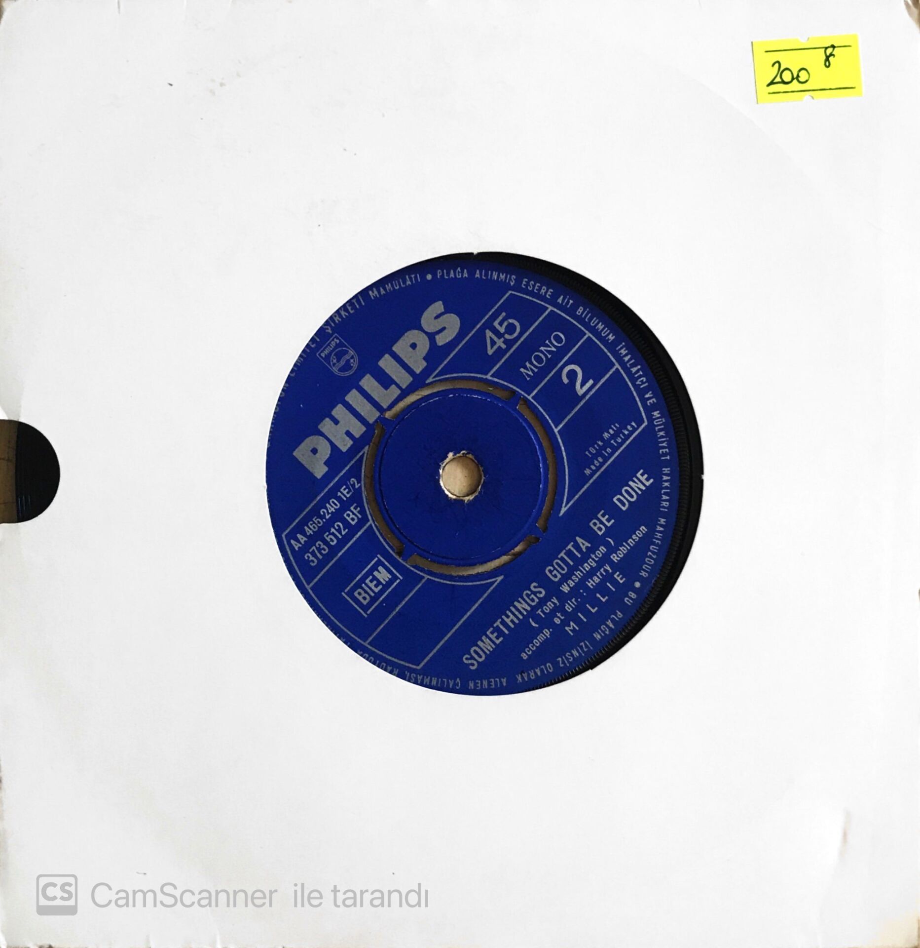 Millie - My Boy Lollipop/Somethings Gotta Be Done - 45'lik