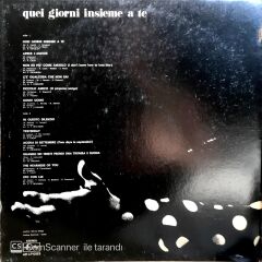 Ornella Vanoni / Quei Giorni İnsieme A Te LP