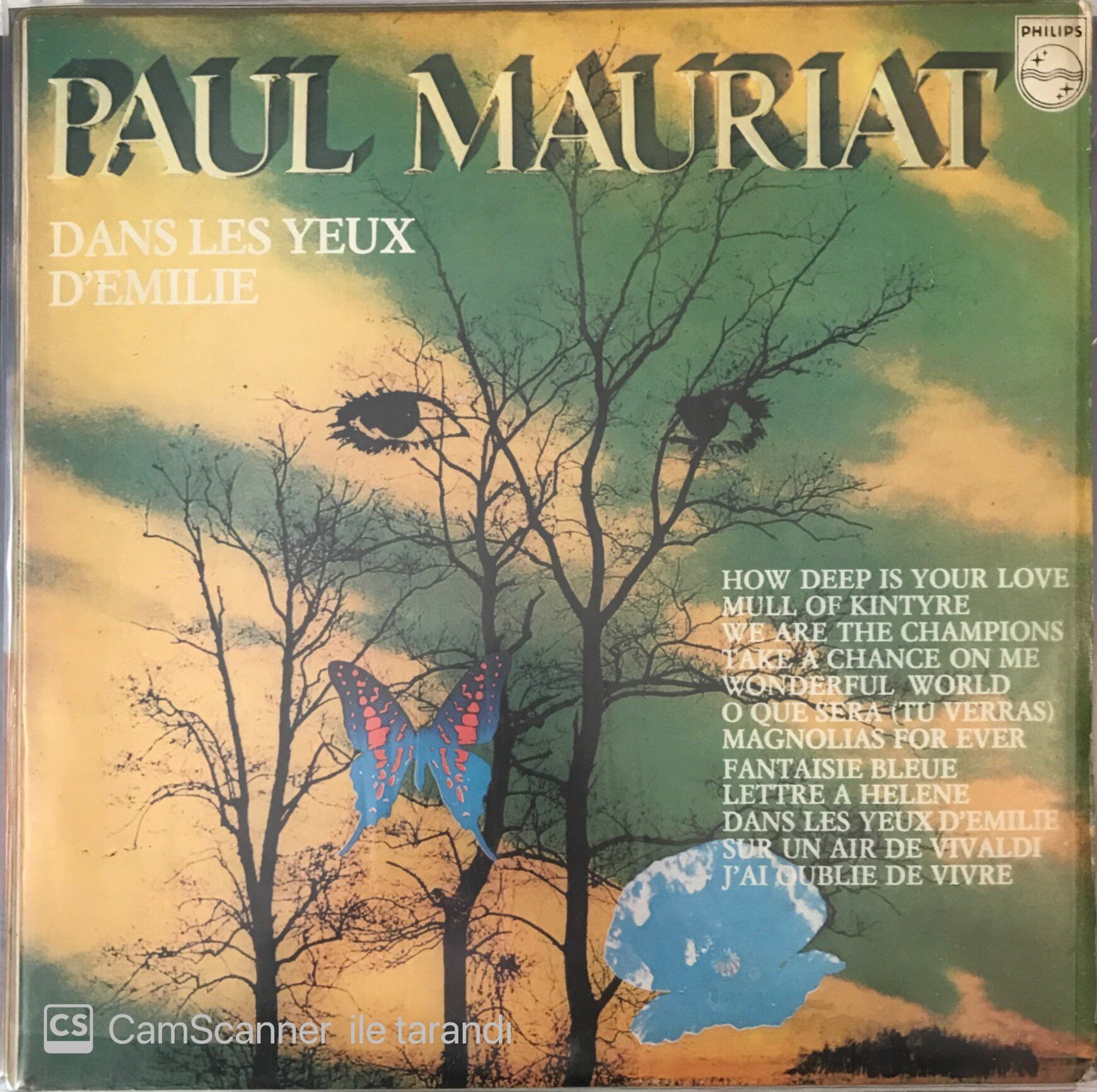 Paul Mauriat Dans Les Yeux D'emilie LP