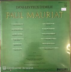 Paul Mauriat Dans Les Yeux D'emilie LP
