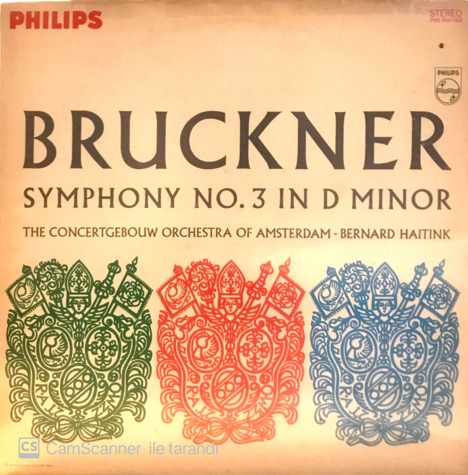 Bruckner / Symphony No.3 In D Minor / The Concertgebouw Orchestra Of Amsterdam - Bernard Haitink LP