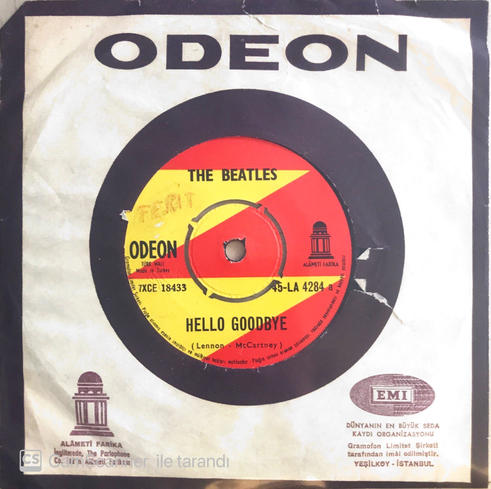 The Beatles - I Am The Walrus/Hello Goodbye - 45'lik