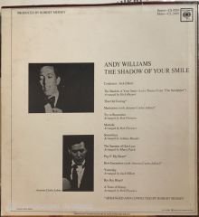Andy Williams The Shadow Of Your Smile LP