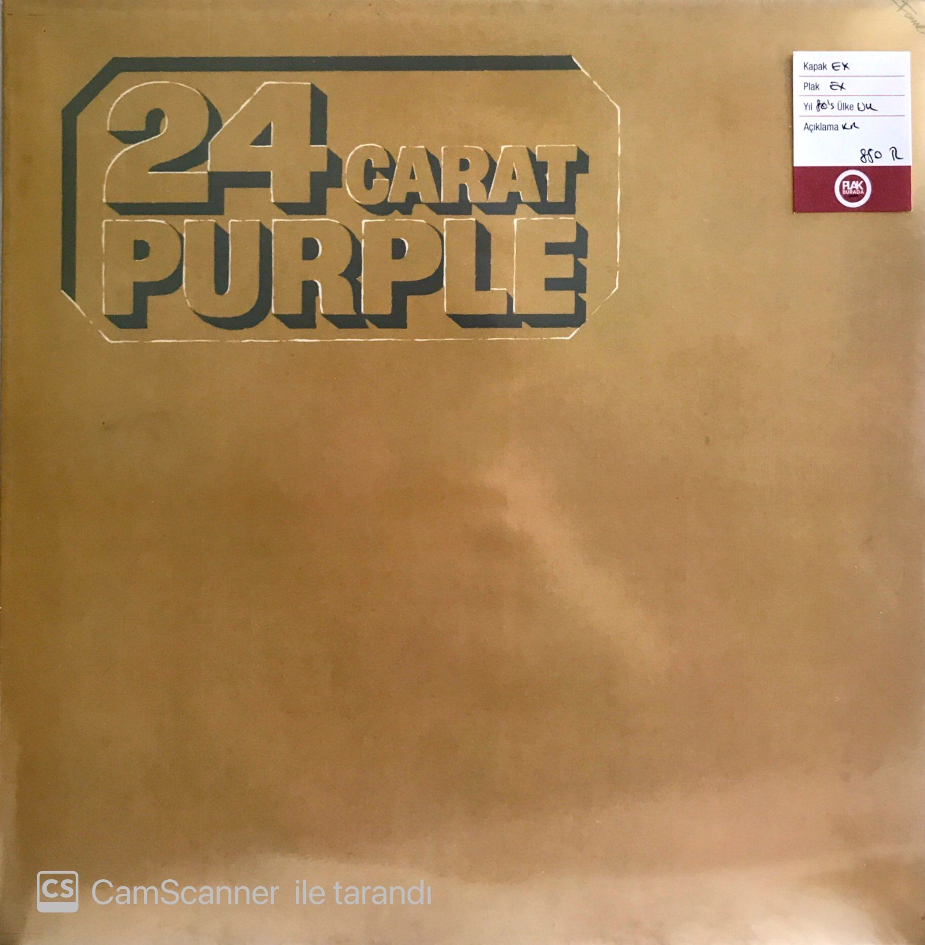 Deep Purple / 24 Carat Purple LP