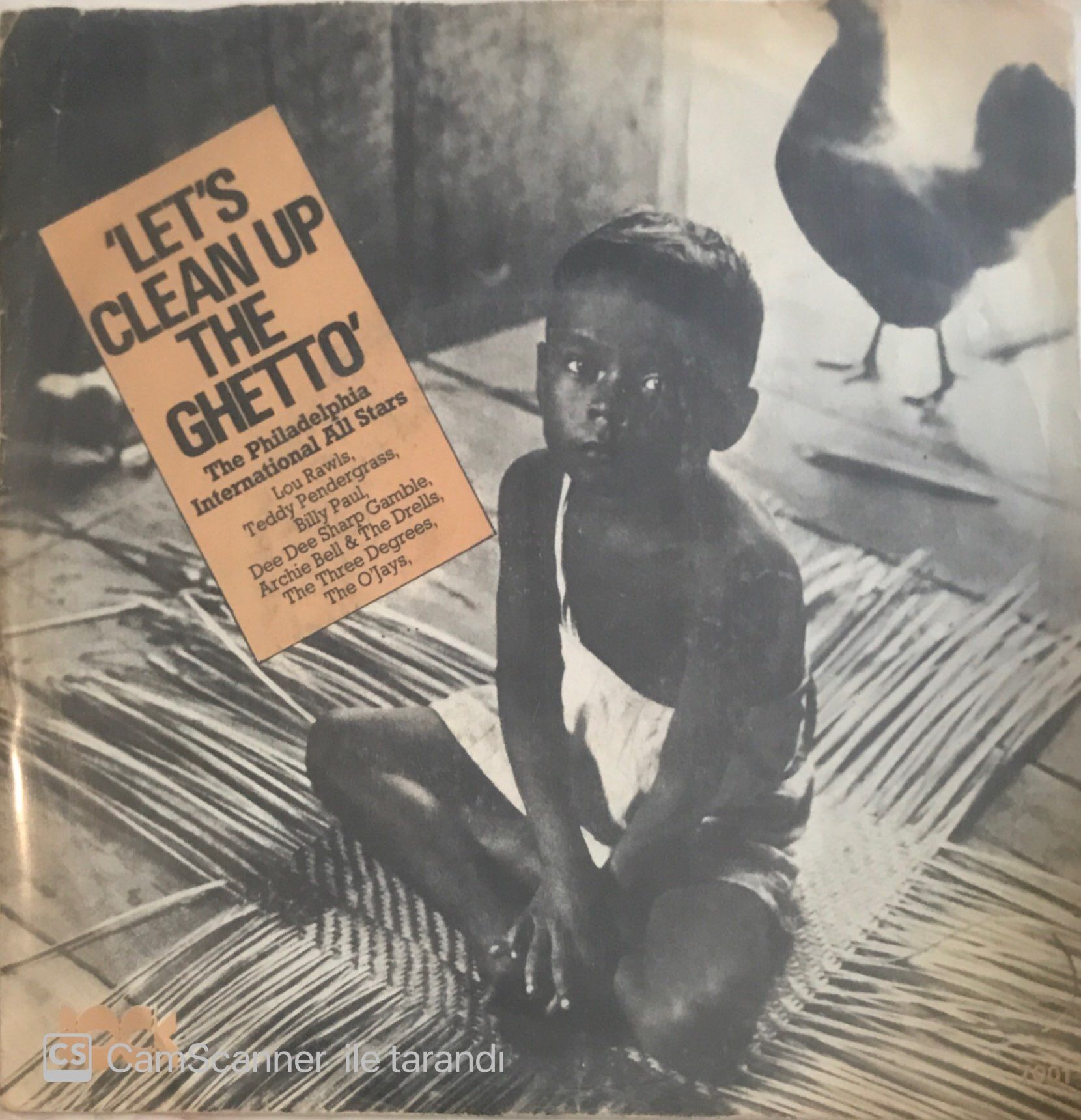 The Philadelpha International All Stars Let's Clean Up The Ghetto 45lik
