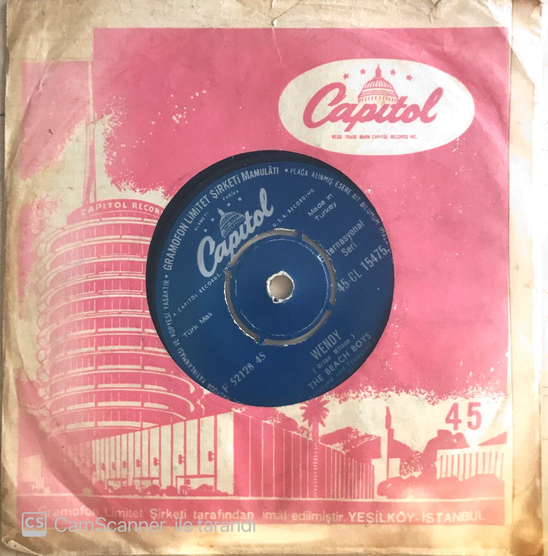 Beach Boys - Good Vibrations/Wendy - 45'lik