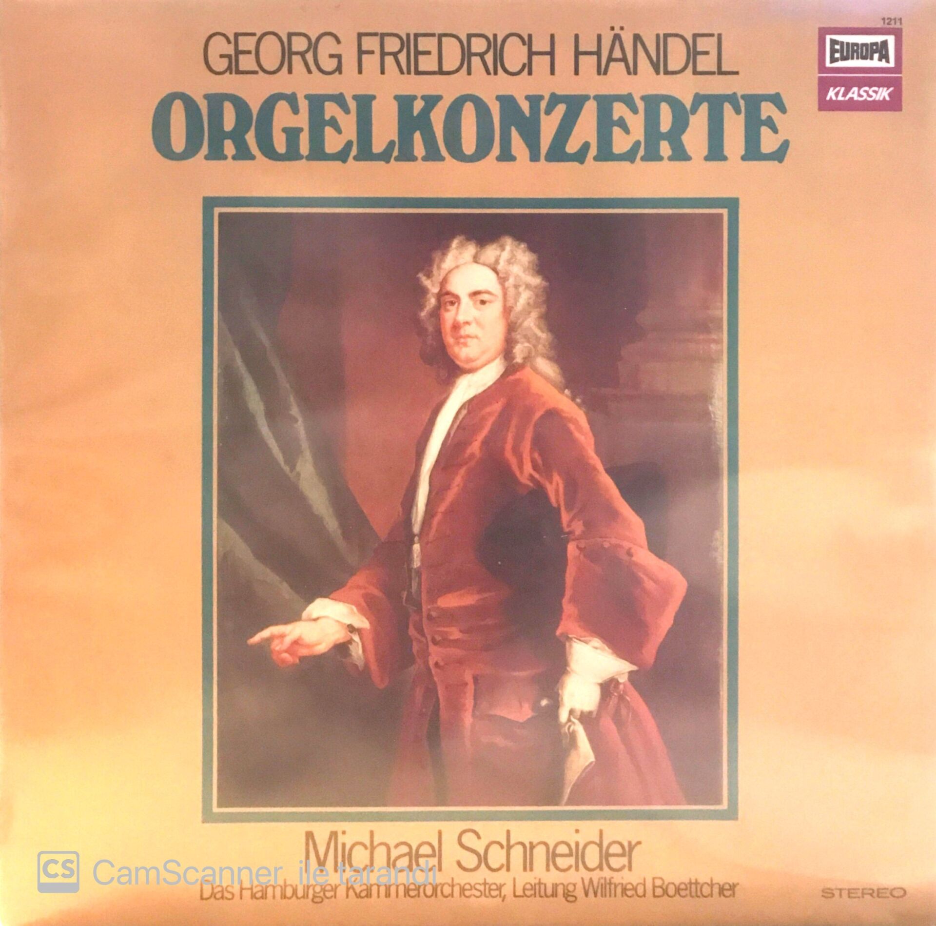 Georg Friedrich Handel Orgelkonzerte LP