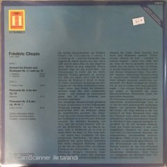 Chopin 2. Klavierkonzert Polonaisen  - Stefan Askenase LP