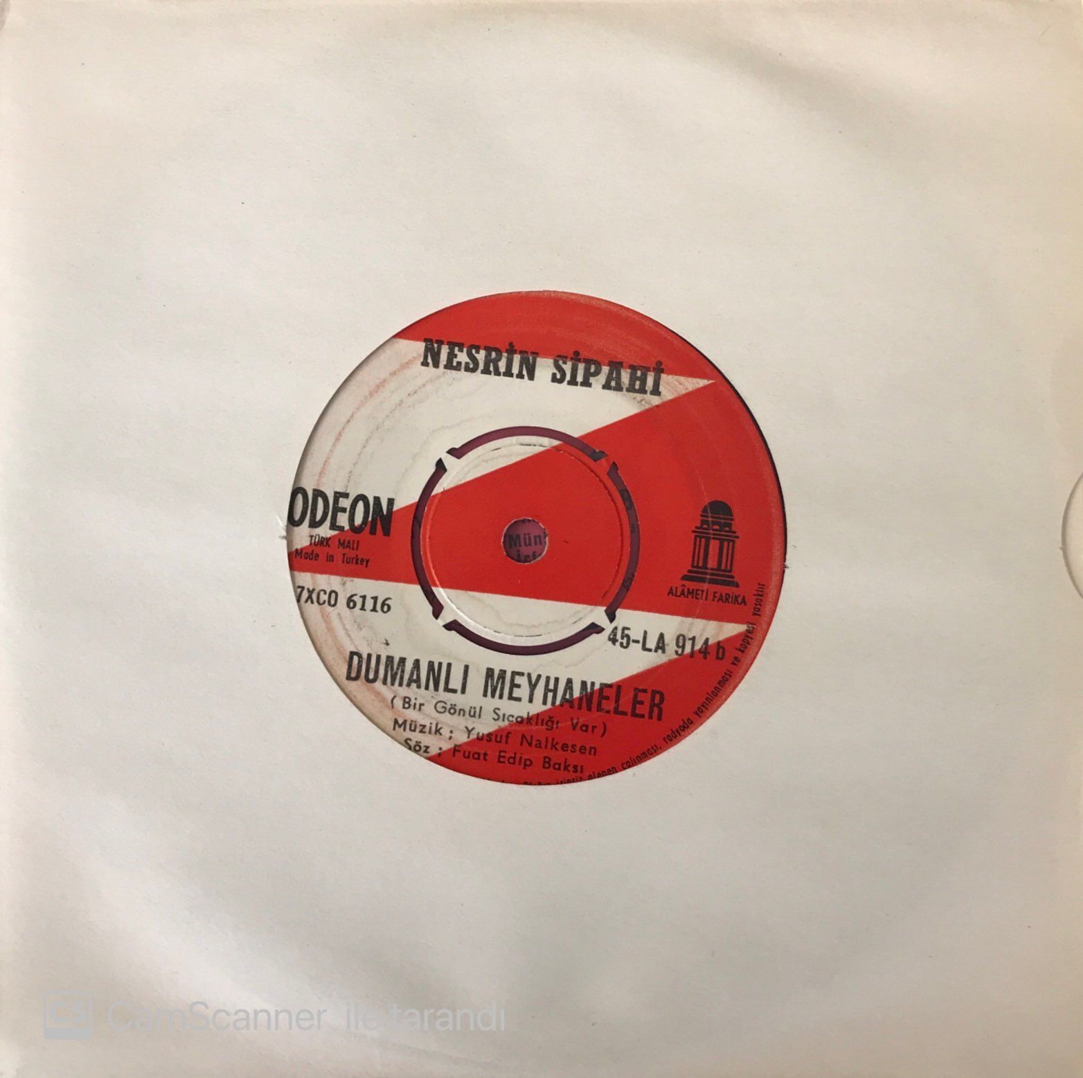 Nesrin Sipahi Dumanlı Meyhaneler 45lik