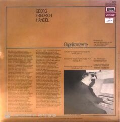 Georg Friedrich Handel Orgelkonzerte LP