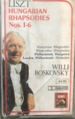 Will Boskovsky Hungarian Rhapsodies Nos.1-6 KASET