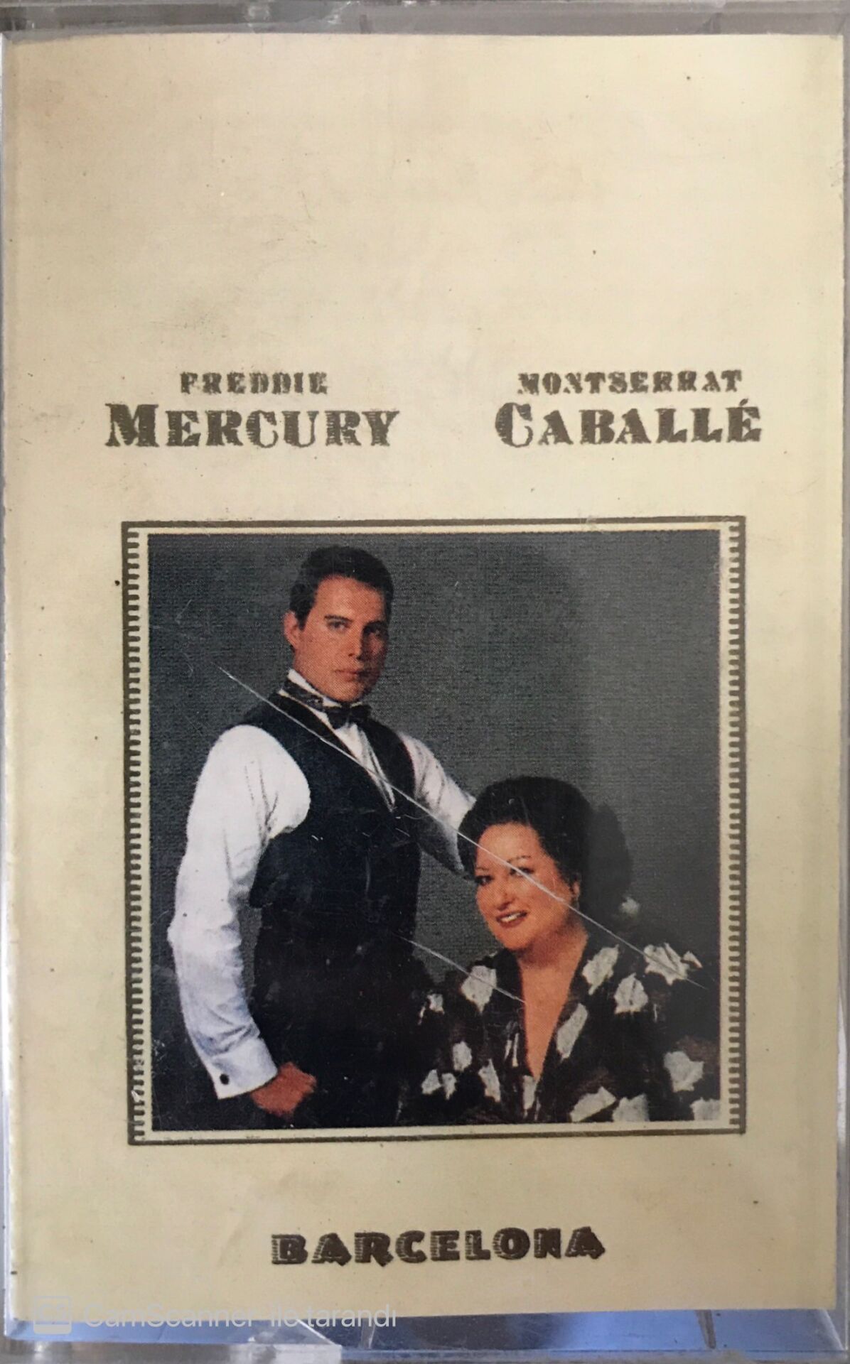 Freddie Mercury Montserrat Caballe Barcelona KASET