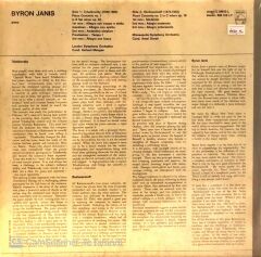 Byron Janis Tschaikovsky/Rachmaninoff LP