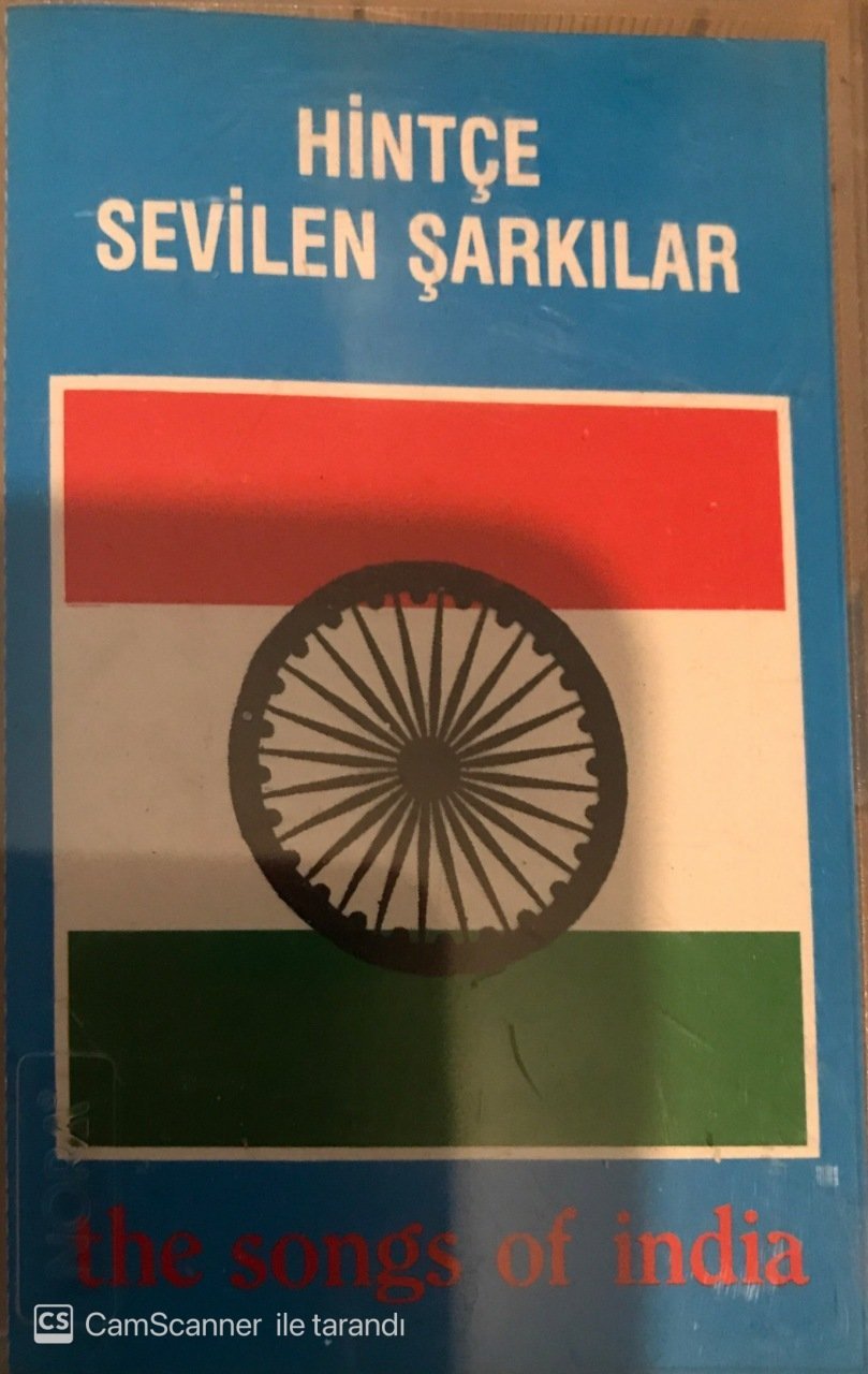 Hintçe Sevilen Şarkılar The Songs of İndia KASET