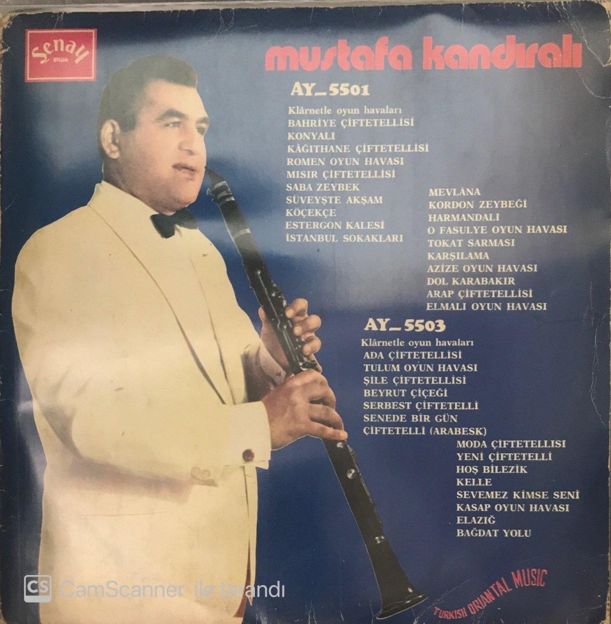 Mustafa Kandıralı ( Klarnetle Oyun Havaları ) LP