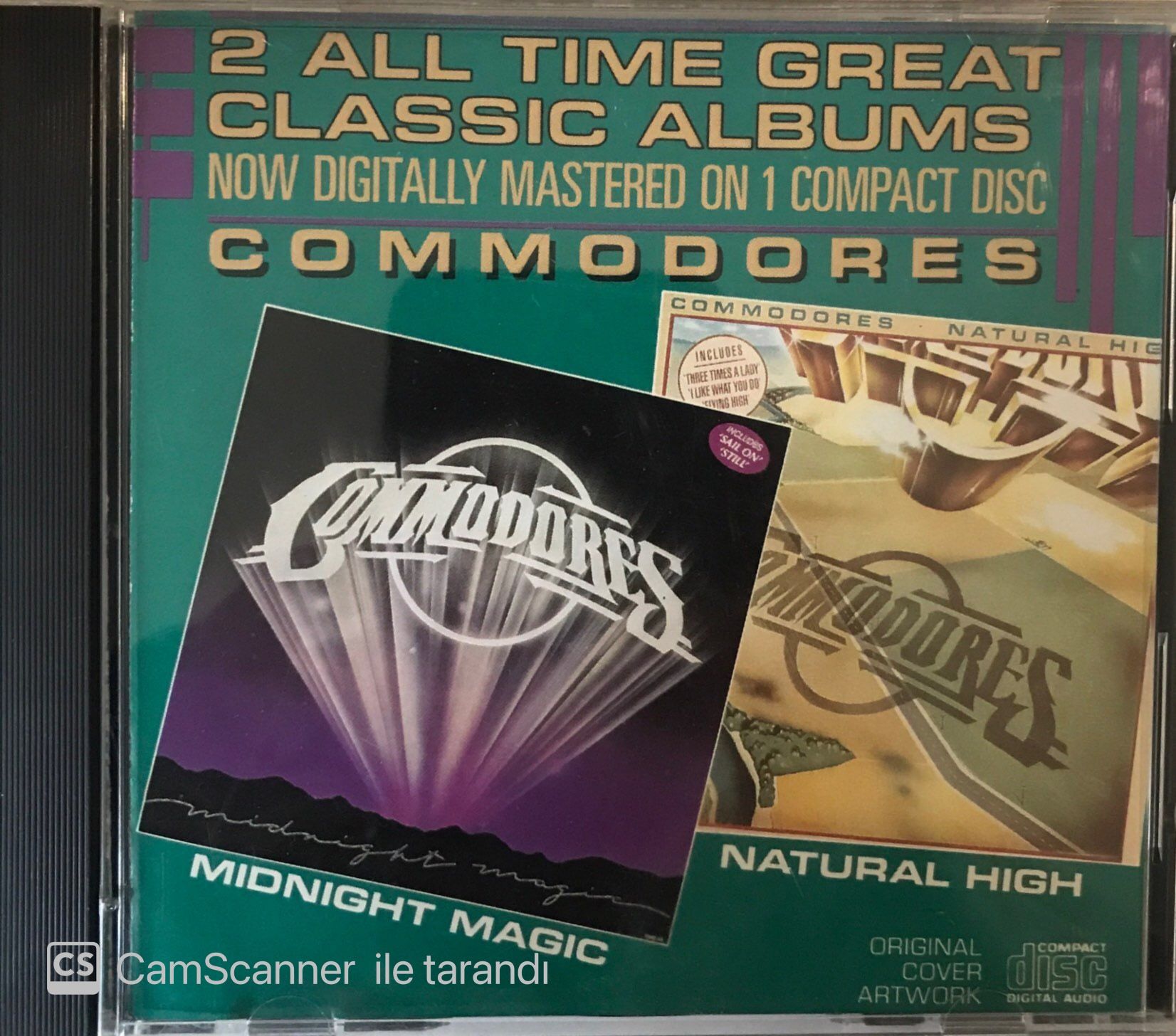 Commodores Natural Hıgh / Mıdnıght Magıc CD