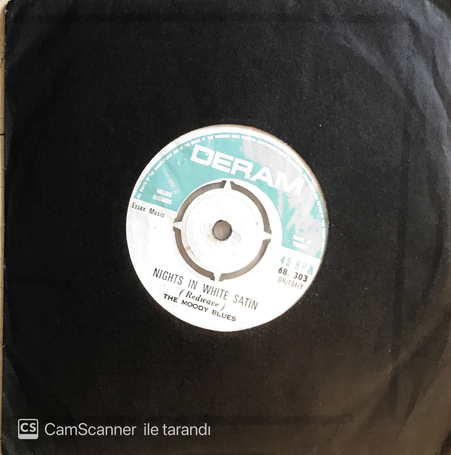 The Moody Blues - Nights In White Satin/Cities - 45'lik