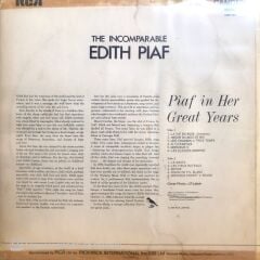 The Incomparable Edith Piaf LP