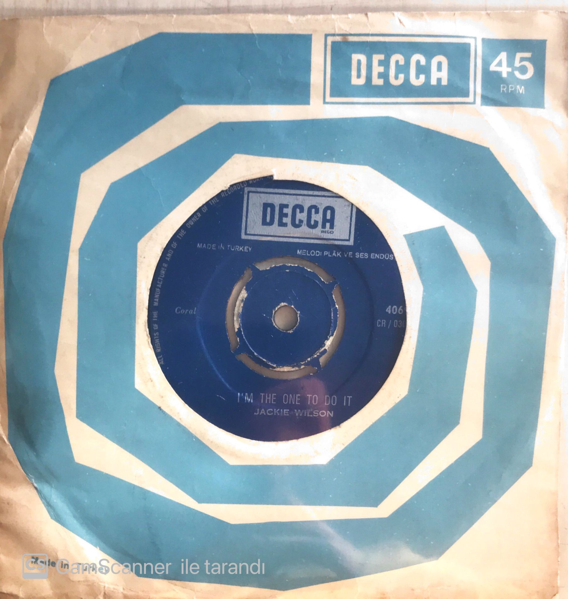 Jackie Wilson - Higher And Higher/I Am The One To Do It - 45'lik