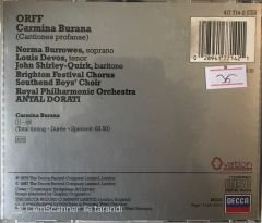 Carmına Burana Royal Phılharmonıc Orchestra / Doratı CD