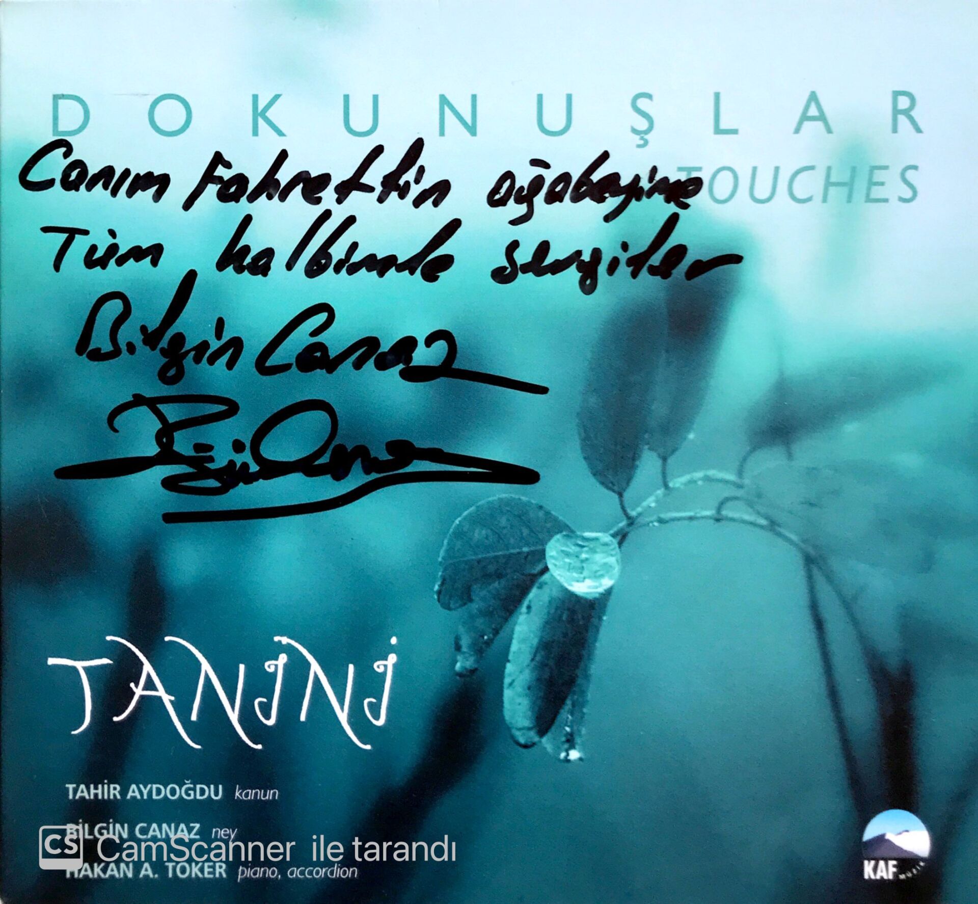 Tanini / Dokunuşlar CD