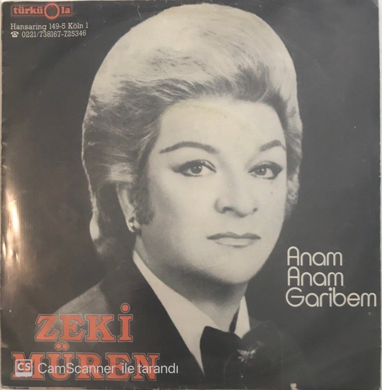 Zeki Müren Anam Anam Garibem 45lik