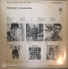 Bob Dylan's Greatest Hits LP