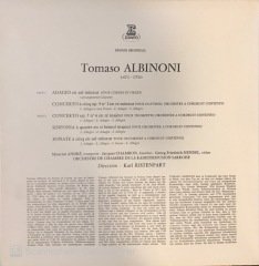 Tomaso Albinoni Celebre Adagio LP
