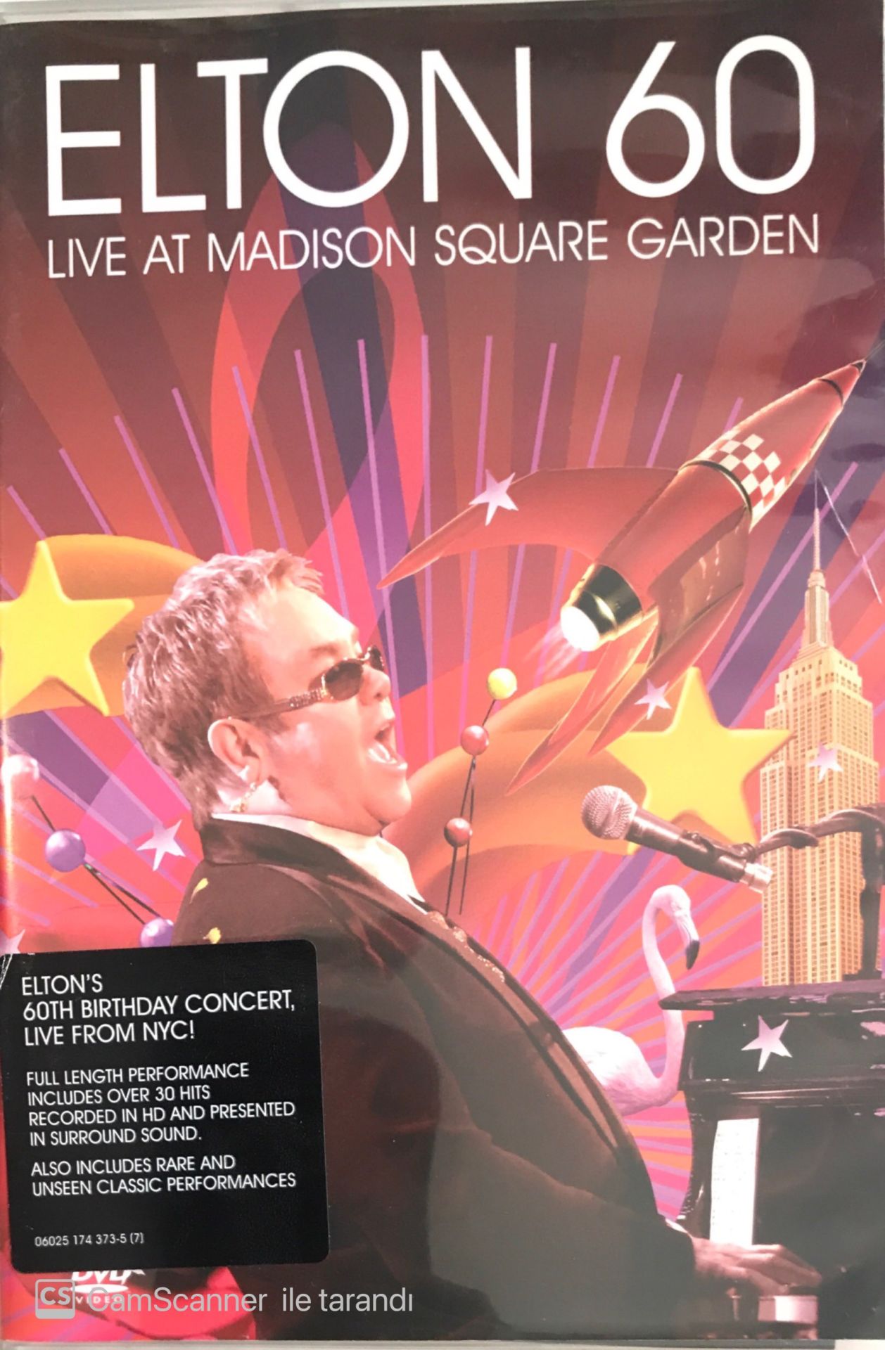 Elton John 60 Live at Madison Square Garden DVD