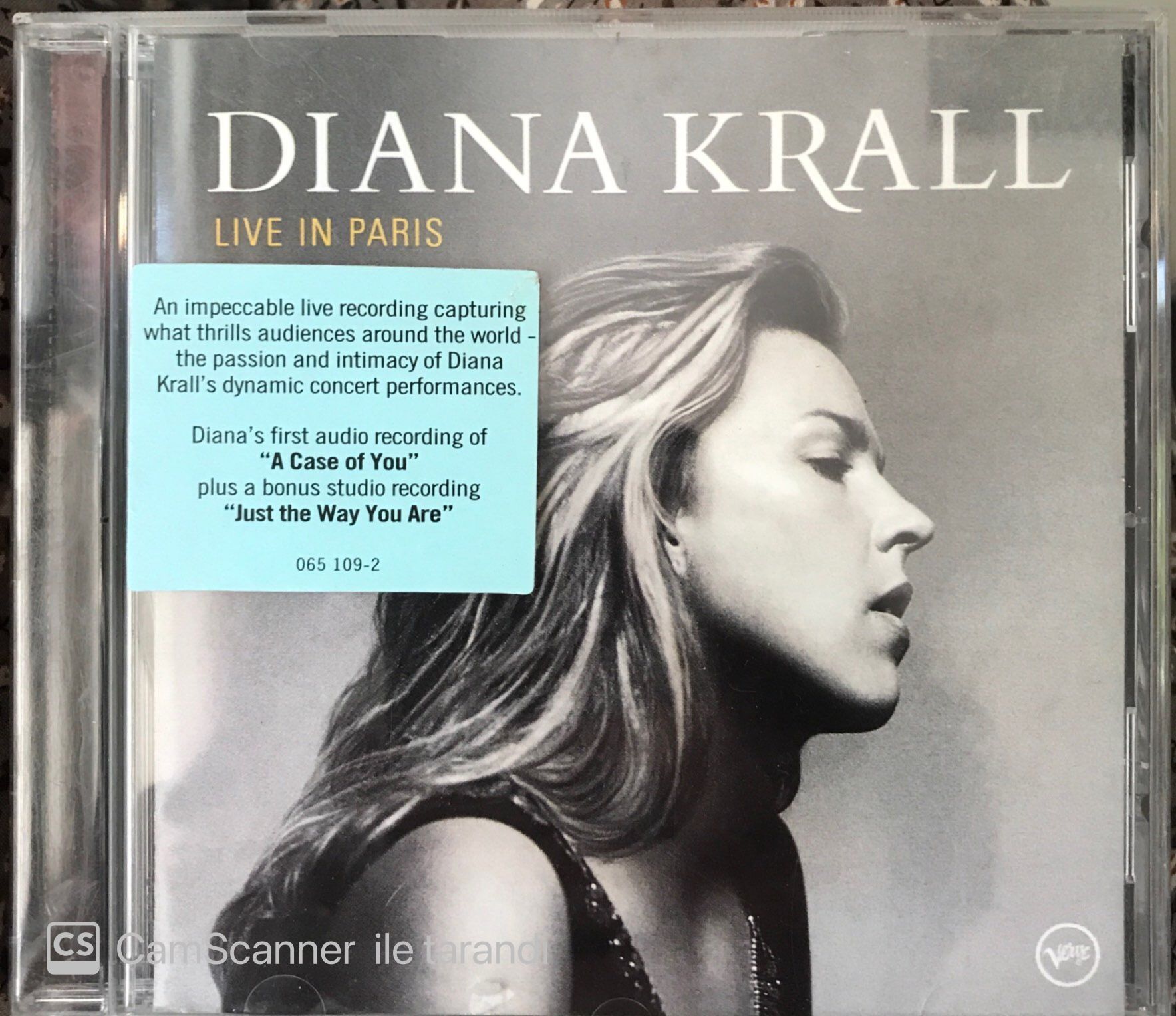 Diana Krall Live In Paris CD