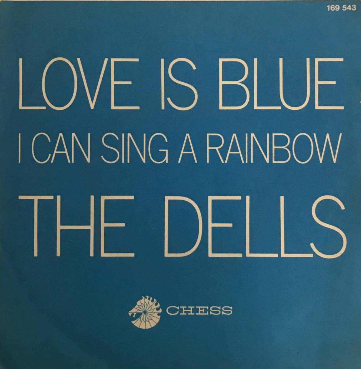 The Dells Love Is Blue 45lik