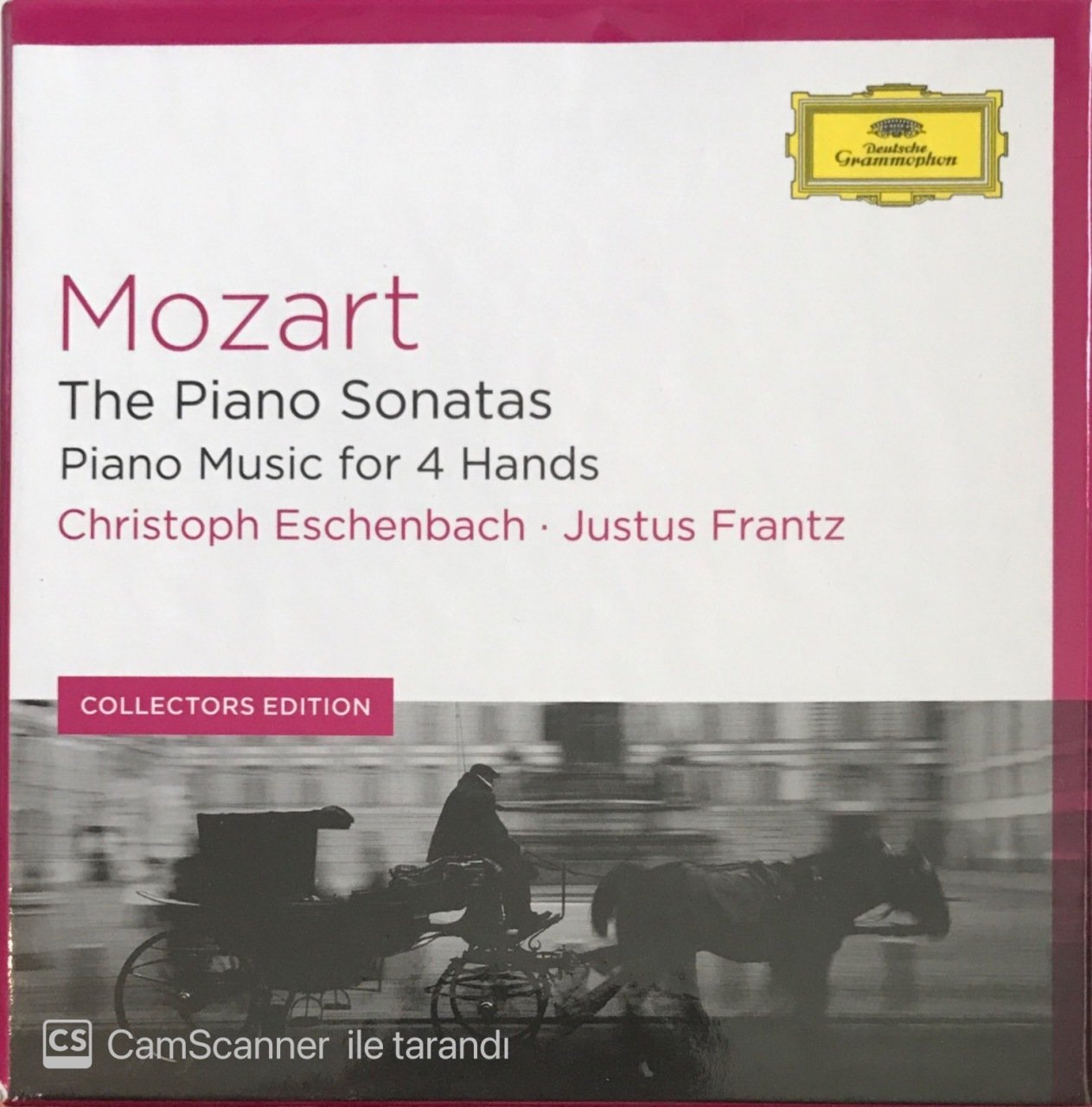 Mozart The Piano Sonatas Piano Music For 4 Hands Christoph Eschenbach - Justus Frantz 8'li CD
