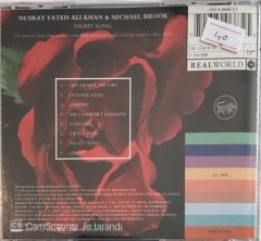 Nusrat Fateh Ali Khan & Michael Brook Night Song CD
