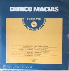 Enrico Macias Disque D'or LP