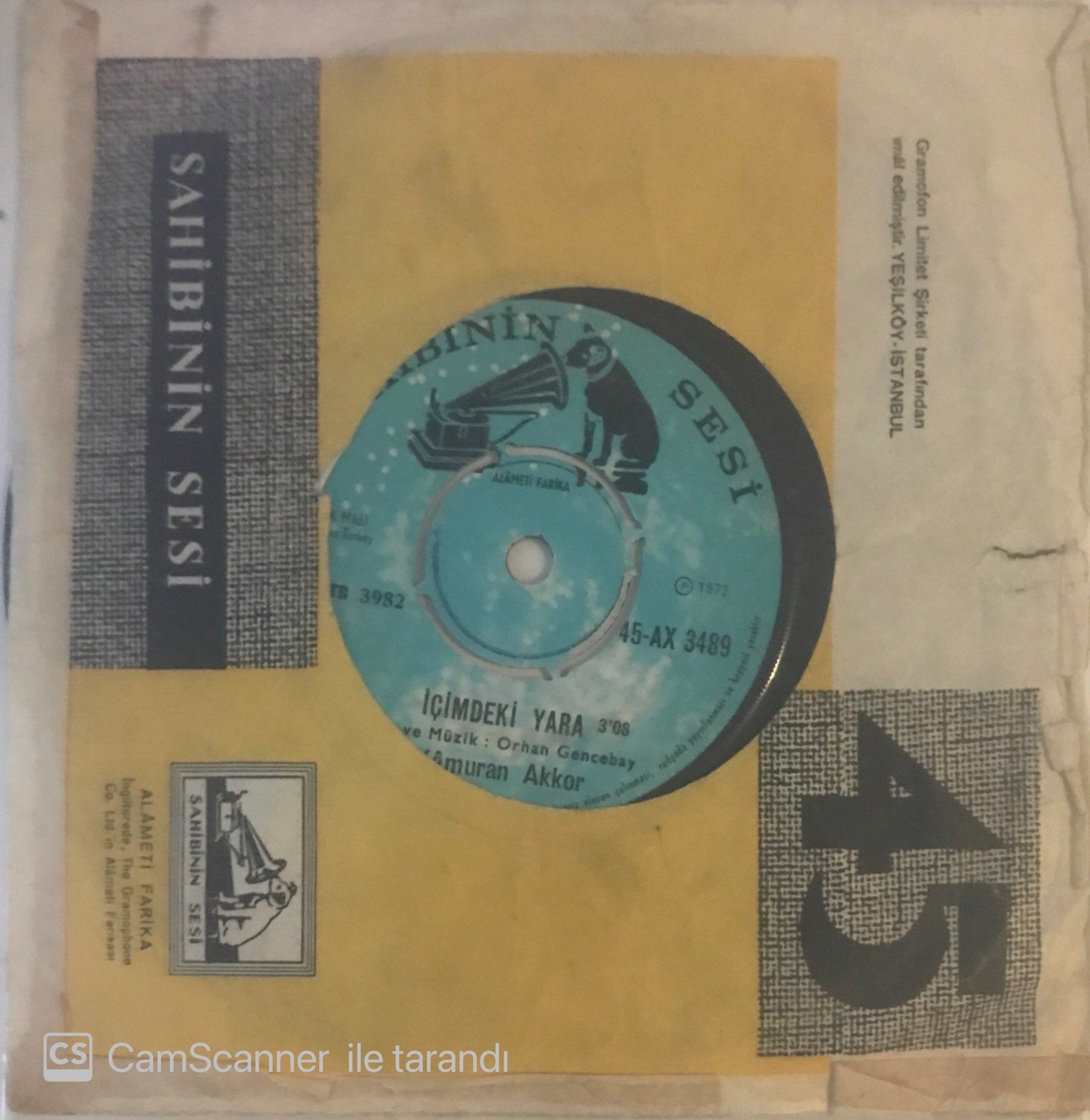 Kamuran Akkor İçimdeki Yara 45lik