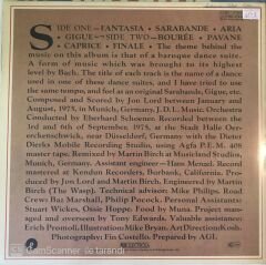 Jon Lord Sarabande LP