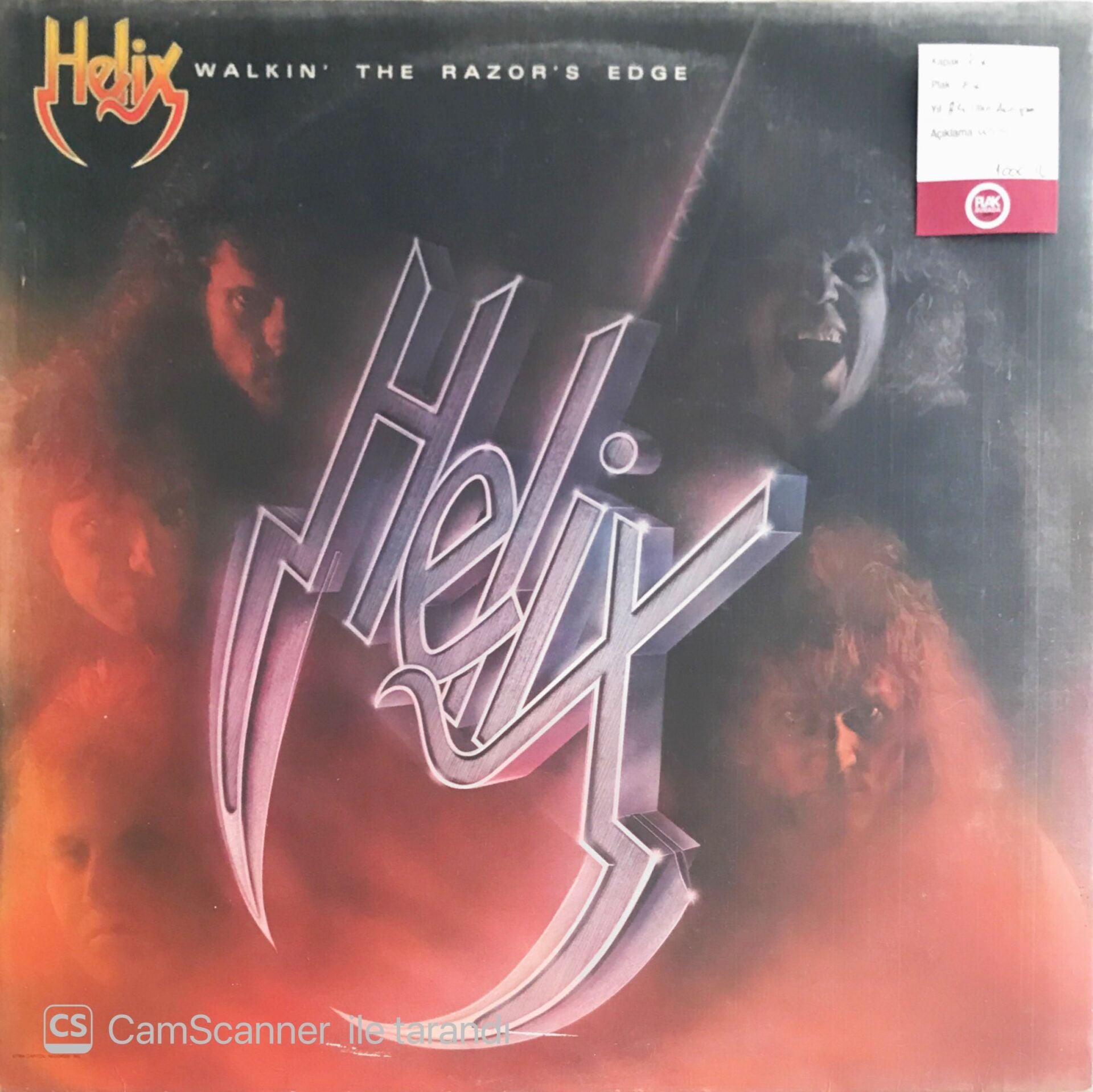 Helix - Walkin' The Razor's Edge - LP