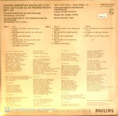 Bach Chore und Chorale LP