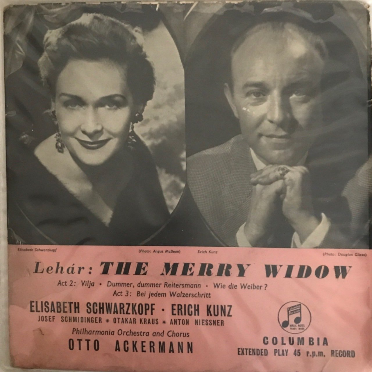 Lehar The Merry Widow 45lik