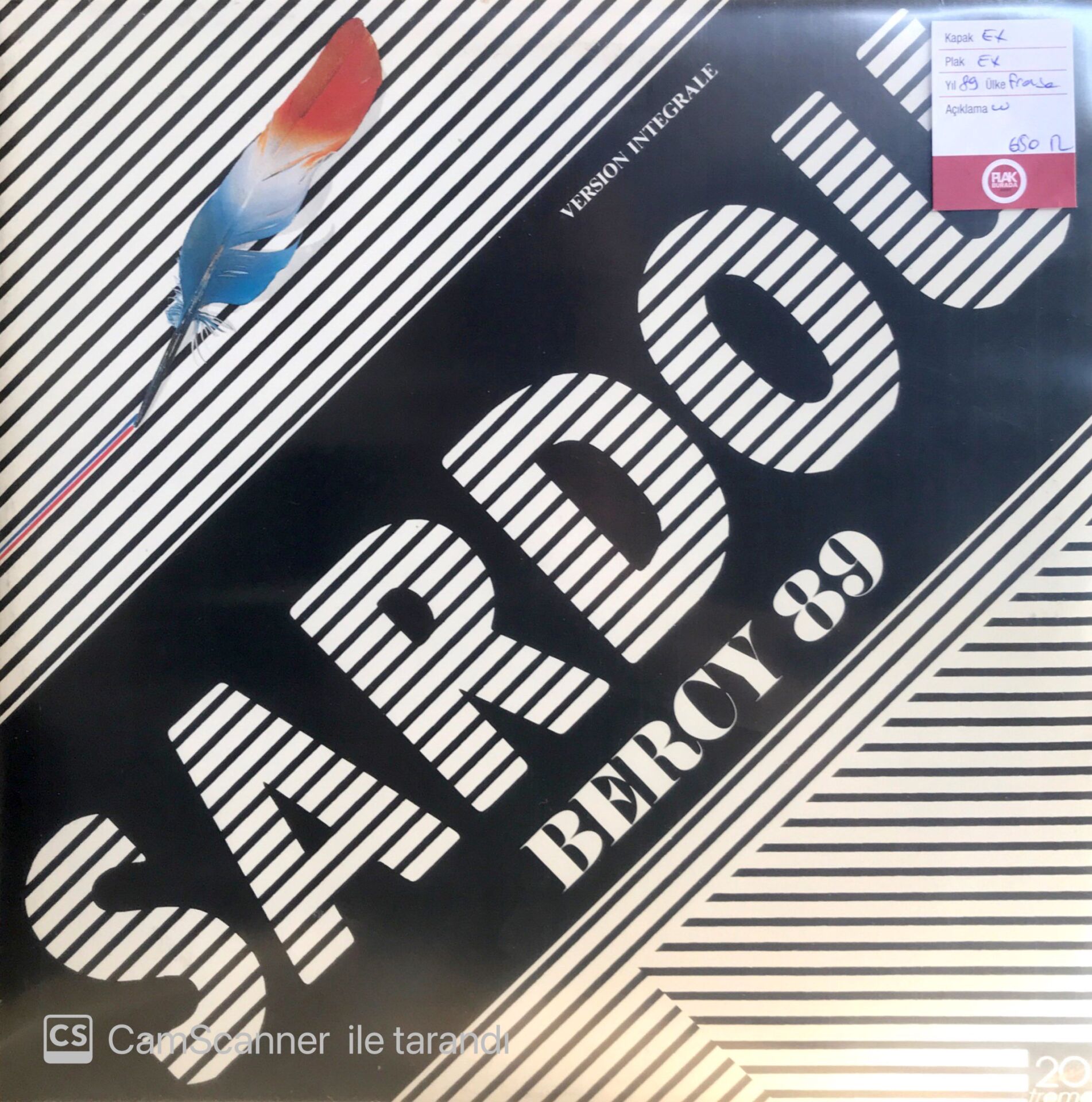 Michel Sardou Bercy 89 LP