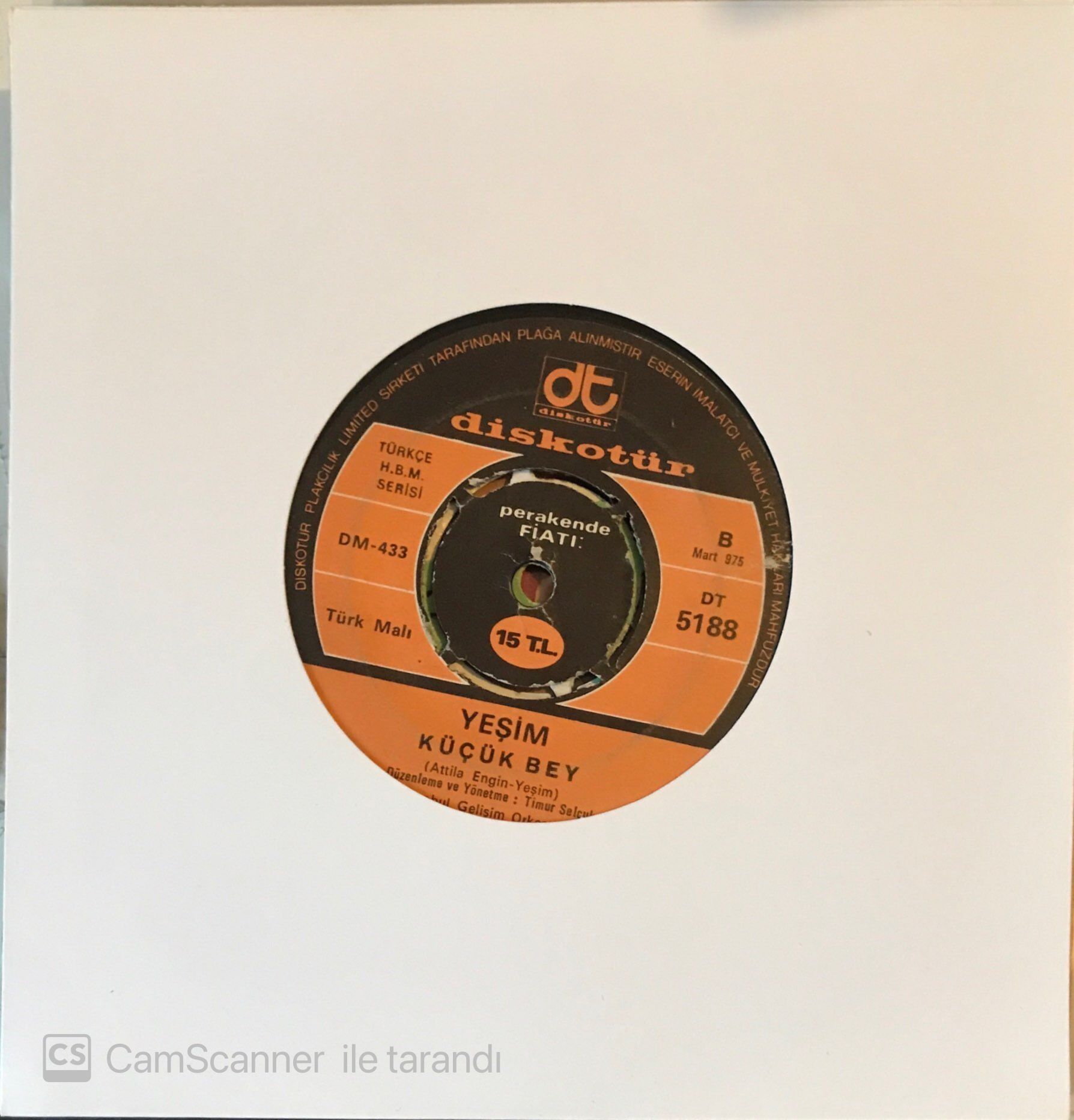 Yeşim Küçük Bey 45lik