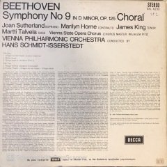 Beethoven Symphony No.9 Choral LP