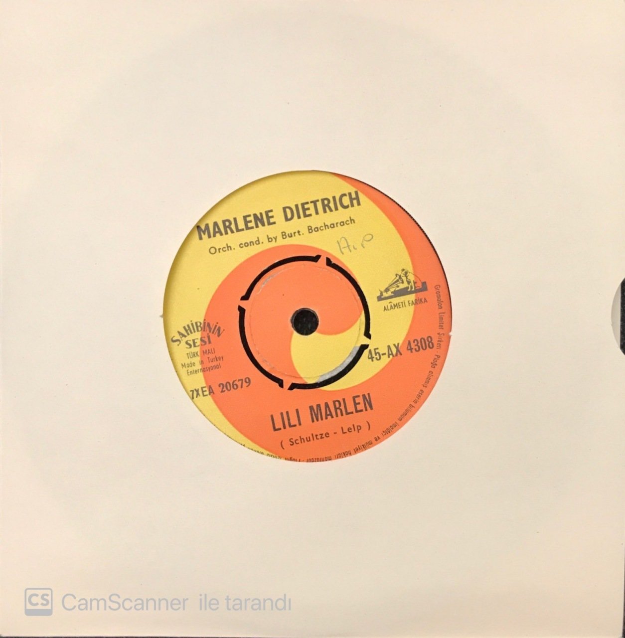 Marlene Dietrich Lili Marlen 45lik