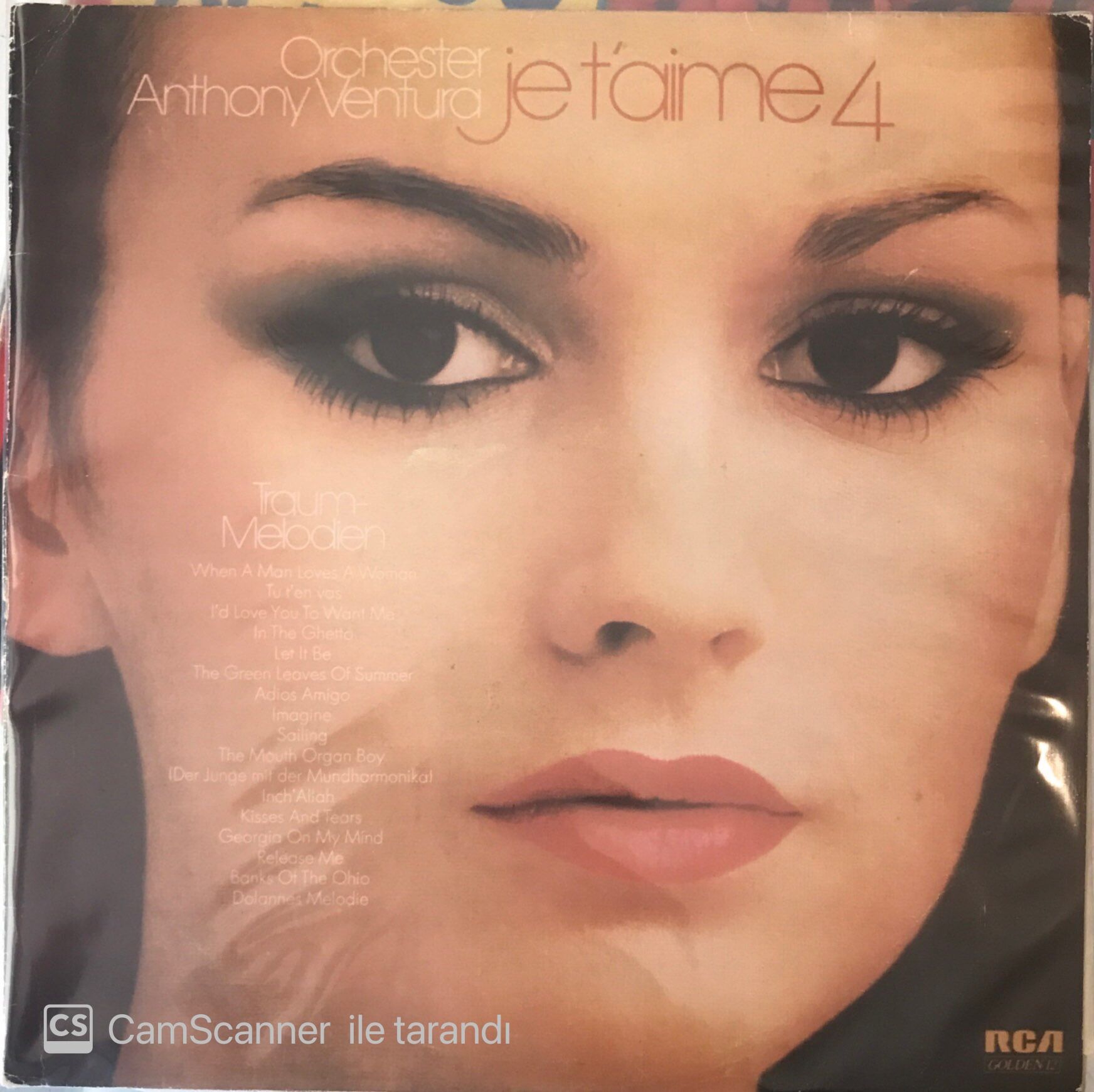 Orchester Anthony Ventura Je T'aime 4 LP