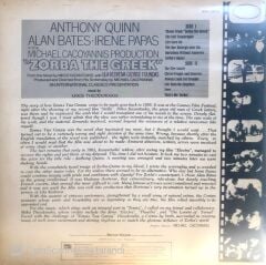 Zorba Original Soundtrack Album LP